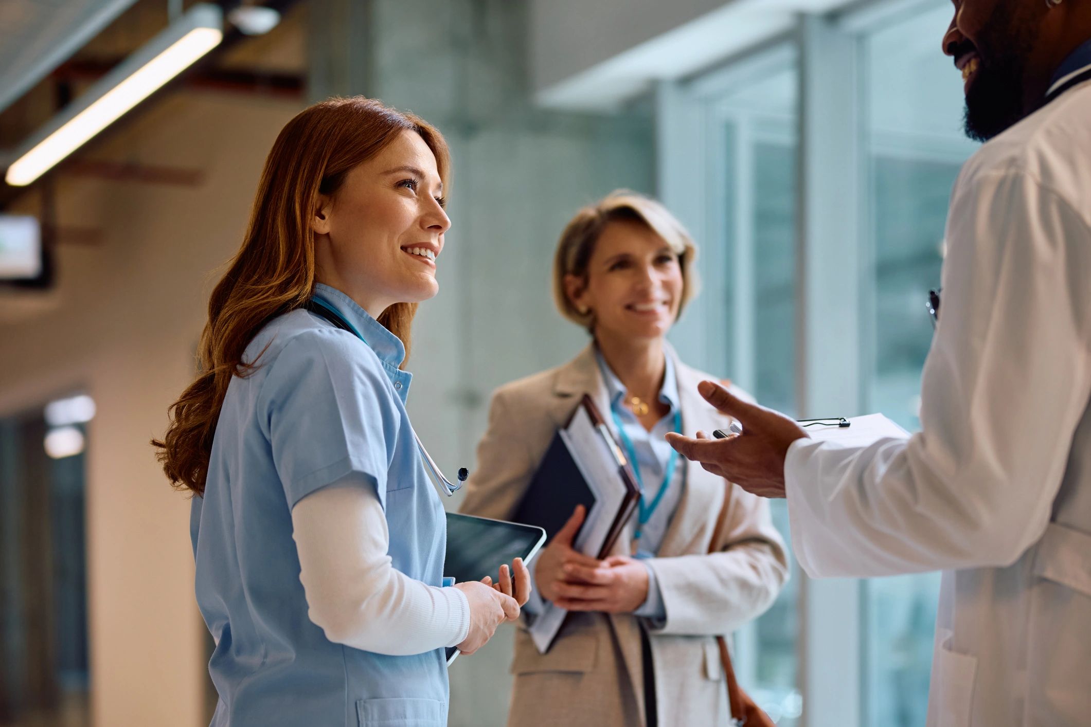 pharmaceutical company team professional