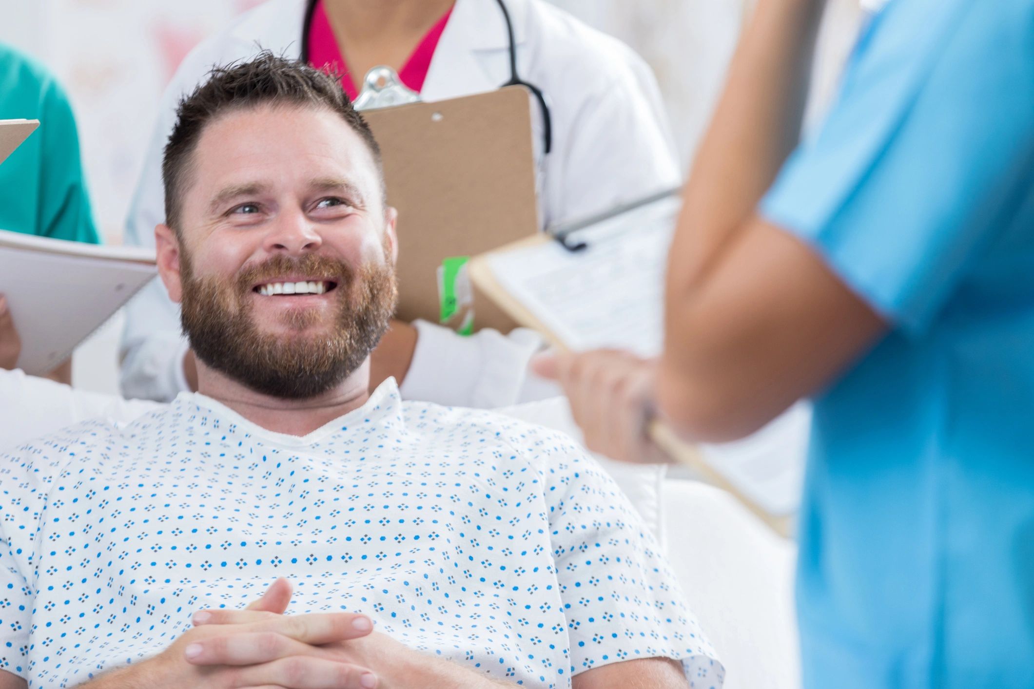 healthcare testimonial happy patient